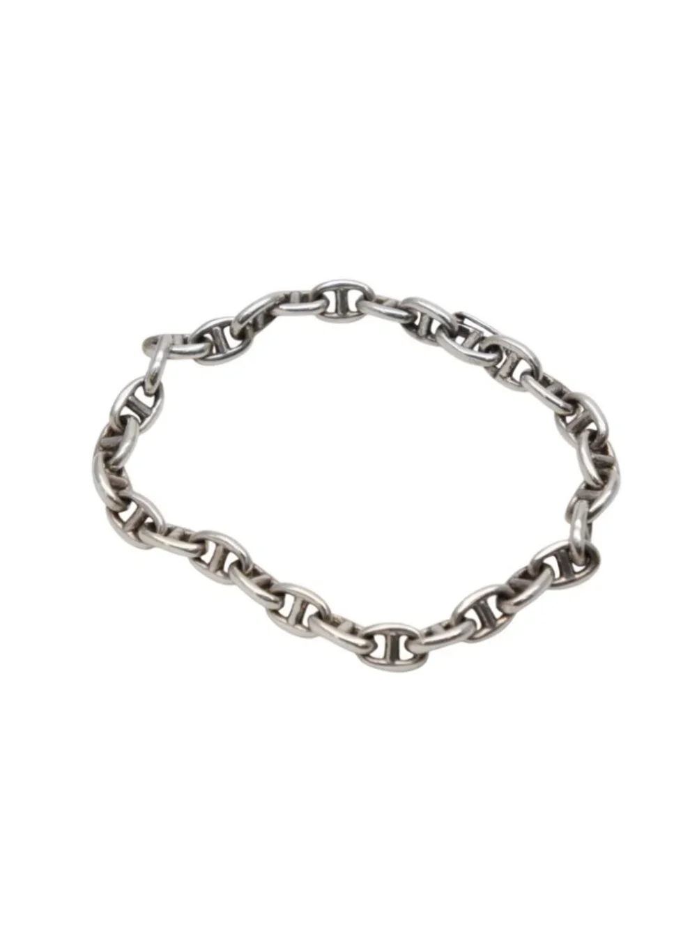 Hermes Vintage Chaine D'ancre TPM Bracelet 29 Links 925 Sterling Silver
